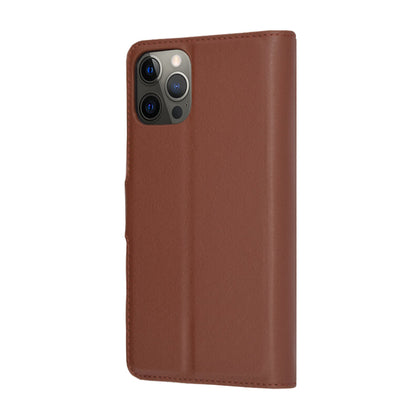 Husa pentru Apple iPhone 12 Pro, Techsuit, Leather Folio, Maro