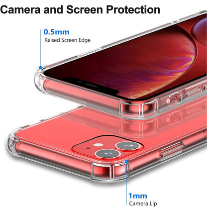 Husa pentru Apple iPhone 12, Techsuit, Shockproof Clear, Transparenta