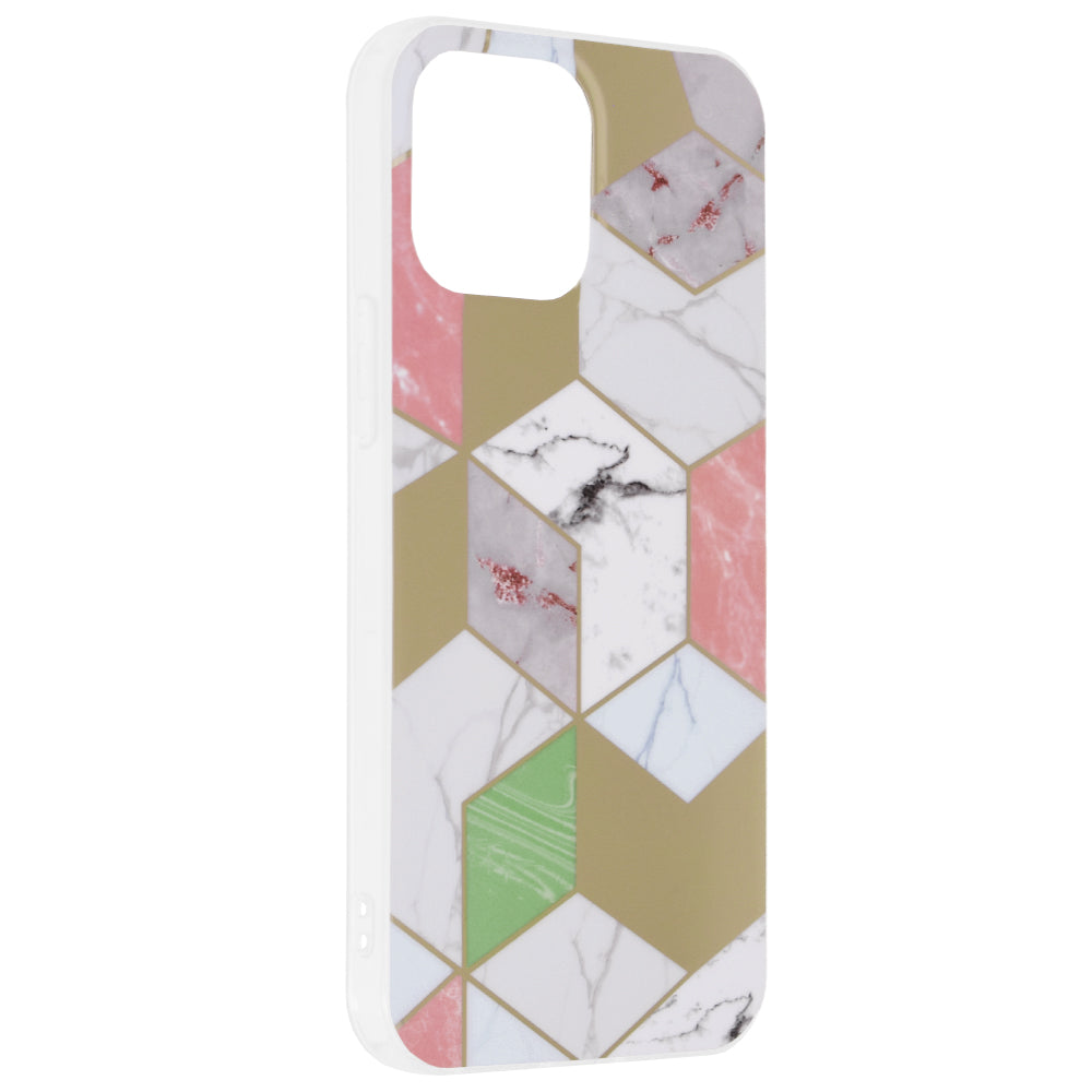 Husa pentru Apple iPhone 13 Pro Max, Techsuit, Marble, Mov