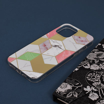Husa pentru Apple iPhone 13 Pro Max, Techsuit, Marble, Mov