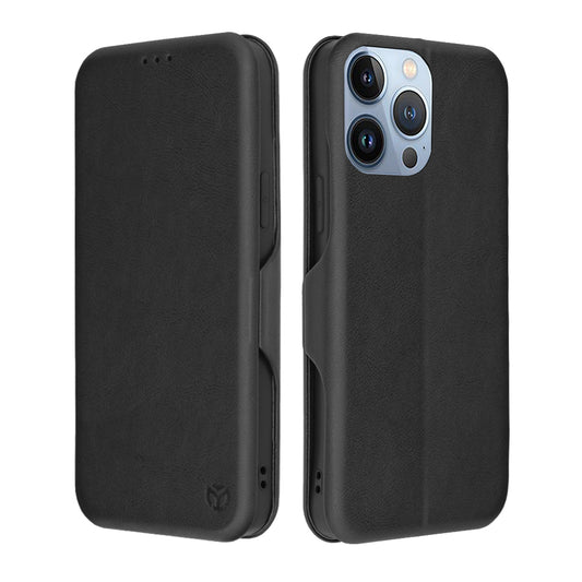 Husa pentru Apple iPhone 13 Pro Max, Techsuit, Safe Wallet Plus, Neagra