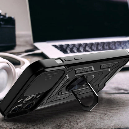 Husa pentru Apple iPhone 13 Pro, Techsuit, CamShield, Neagra