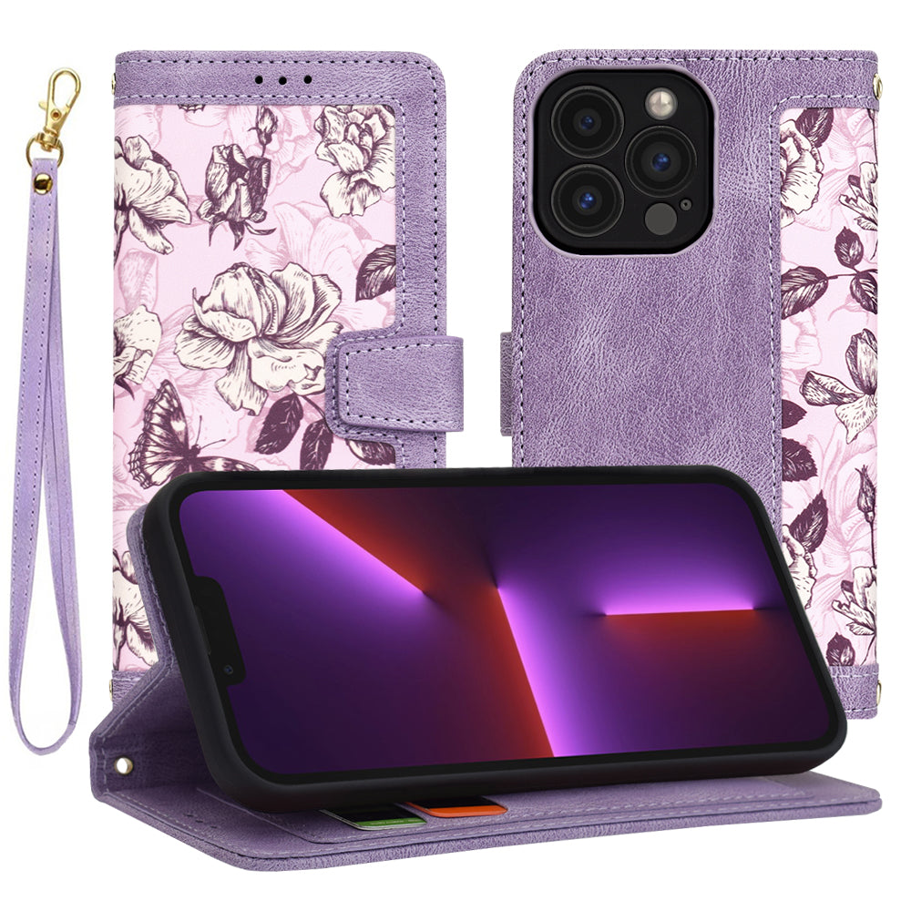 Husa pentru Apple iPhone 13 Pro, Techsuit, FlipCraft, Mov