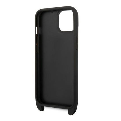 Husa pentru Apple iPhone 14, Karl Lagerfeld, Monogram Ikonik Karl, Neagra