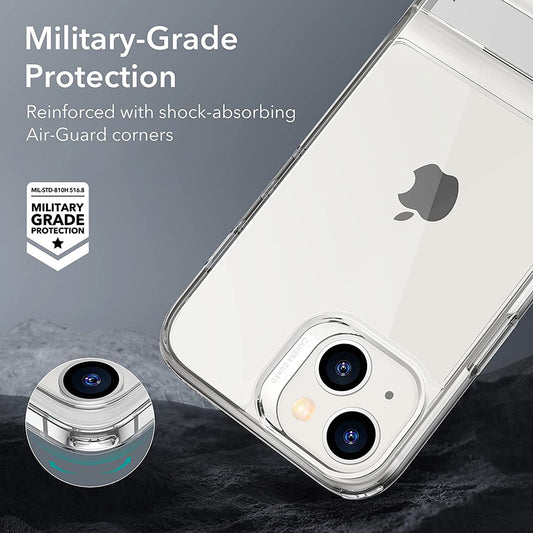 Husa pentru Apple iPhone 14 Plus, ESR, Air Shield Boost Kickstand, Transparenta