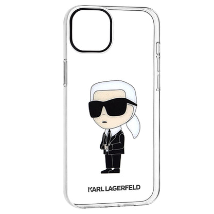 Husa pentru Apple iPhone 14 Plus, Karl Lagerfeld, Ikonik Karl, Transparenta