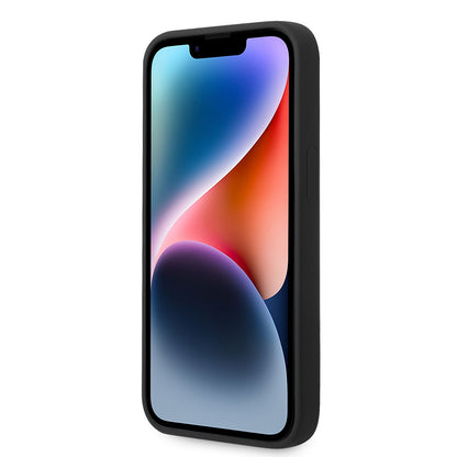 Husa pentru Apple iPhone 14 Plus, Karl Lagerfeld, Silicone Karl's Head, Neagra