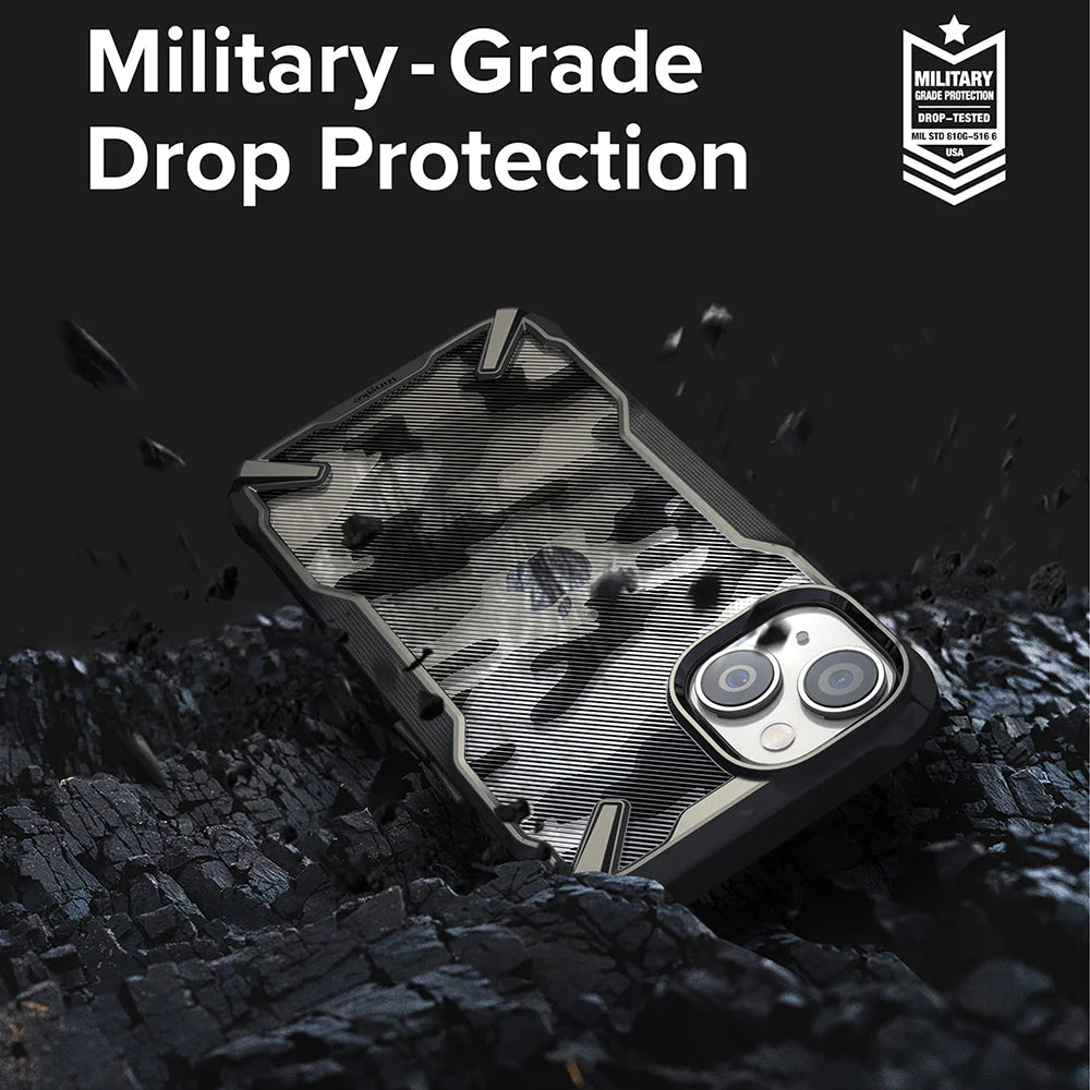 Husa pentru Apple iPhone 14 Plus, Ringke, Fusion X Design, Camuflaj