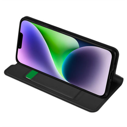 Husa pentru Apple iPhone 14 Plus, Techsuit, Magskin Book, Neagra