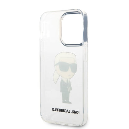 Husa pentru Apple iPhone 14 Pro, Karl Lagerfeld, IML Ikonik NFT, Transparenta