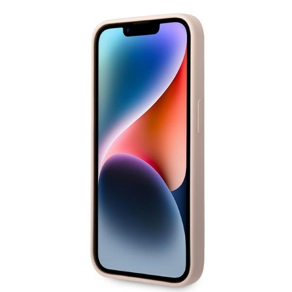 Husa pentru Apple iPhone 14 Pro, Karl Lagerfeld, Silicone Ikonik NFT, Roz