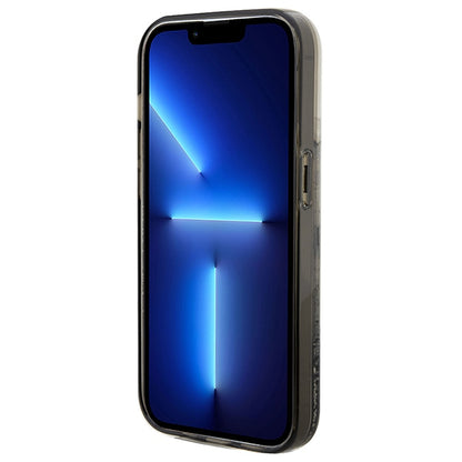 Husa pentru Apple iPhone 14 Pro Max, Karl Lagerfeld, Liquid Glitter Choupette, Transparenta