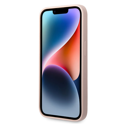 Husa pentru Apple iPhone 14 Pro Max, Karl Lagerfeld, Silicone Karl's Head, Roz