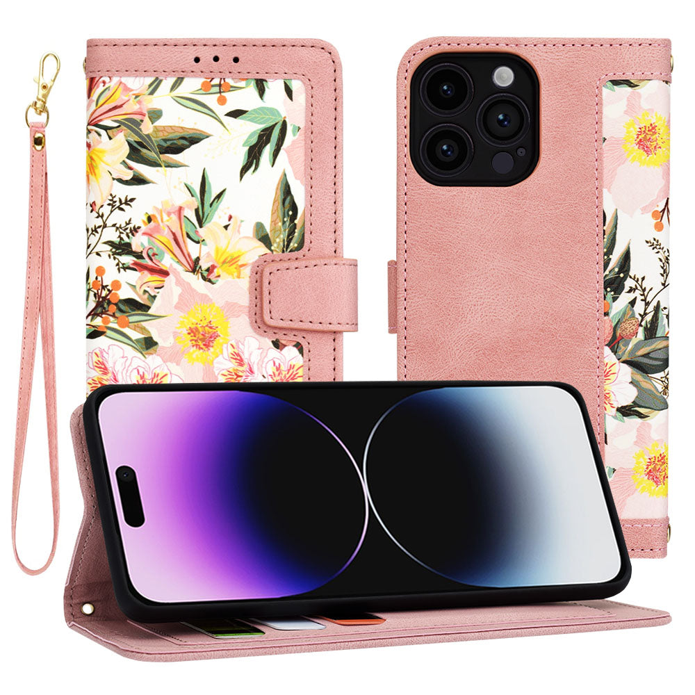Husa pentru Apple iPhone 14 Pro Max, Techsuit, FlipCraft, Roz