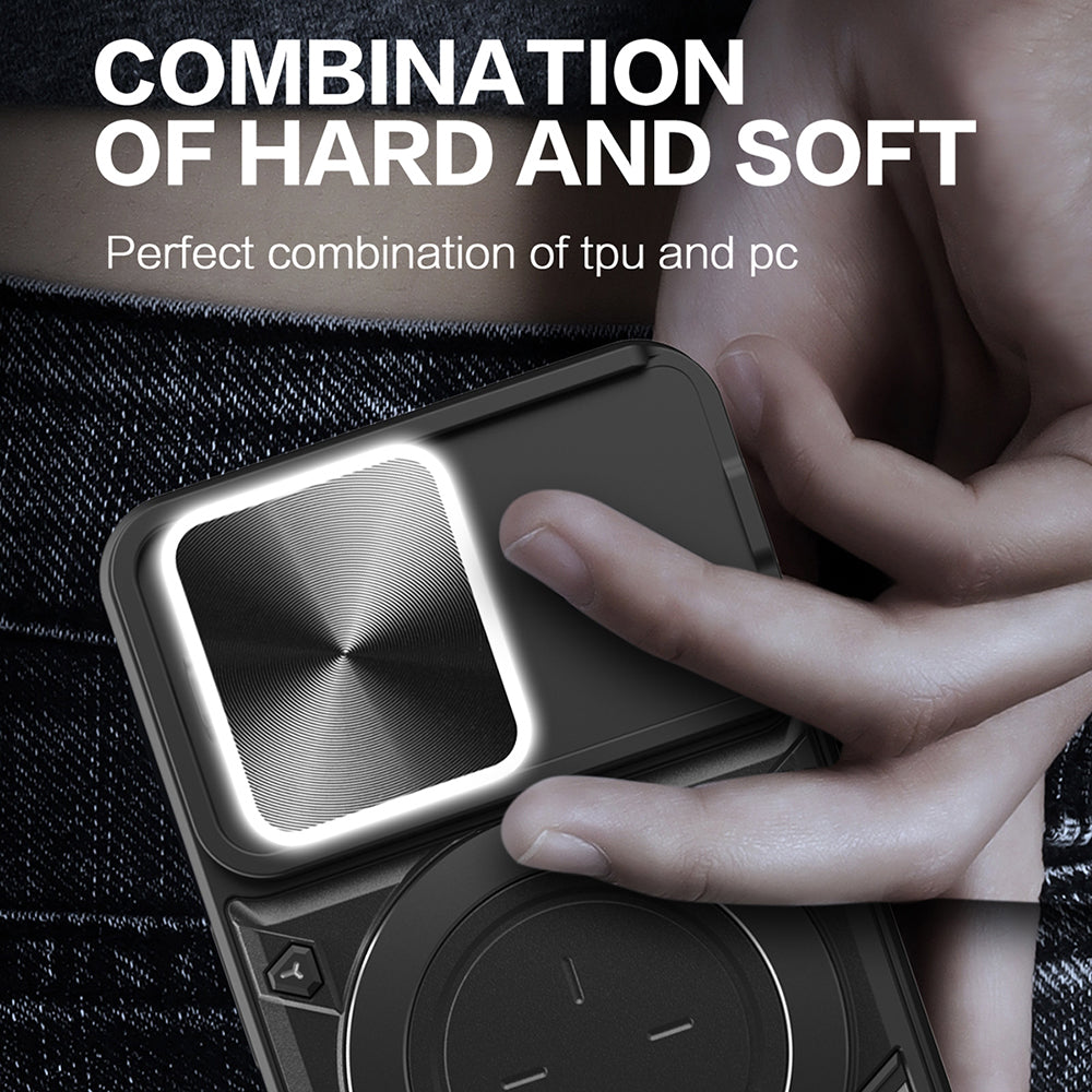 Husa pentru Apple iPhone 14 Pro, Techsuit, CamGuard Pro, Neagra