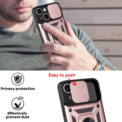 Husa pentru Apple iPhone 14 Pro, Techsuit, CamShield, Roz