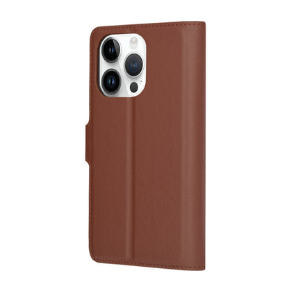 Husa pentru Apple iPhone 14 Pro, Techsuit, Leather Folio, Maro