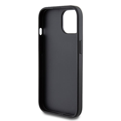 Husa pentru Apple iPhone 15, Guess, 4G Metal Gold Logo, Gri