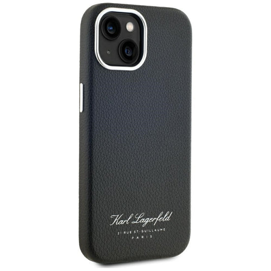 Husa pentru Apple iPhone 15, Karl Lagerfeld, RSG, Neagra