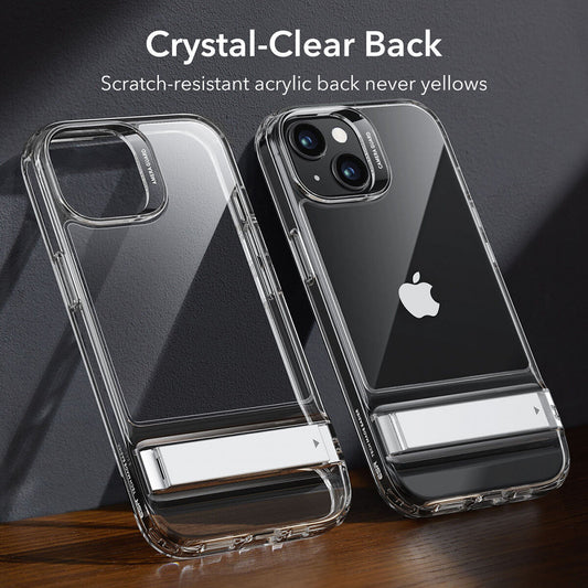 Husa pentru Apple iPhone 15 Plus, ESR, Air Shield Boost Kickstand, Transparenta
