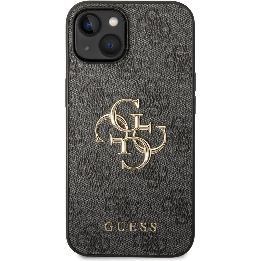 Husa pentru Apple iPhone 15 Plus, Guess, 4G Big Logo, Gri