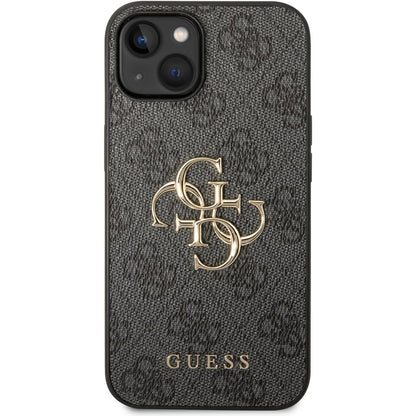 Husa pentru Apple iPhone 15 Plus, Guess, 4G Big Logo, Gri