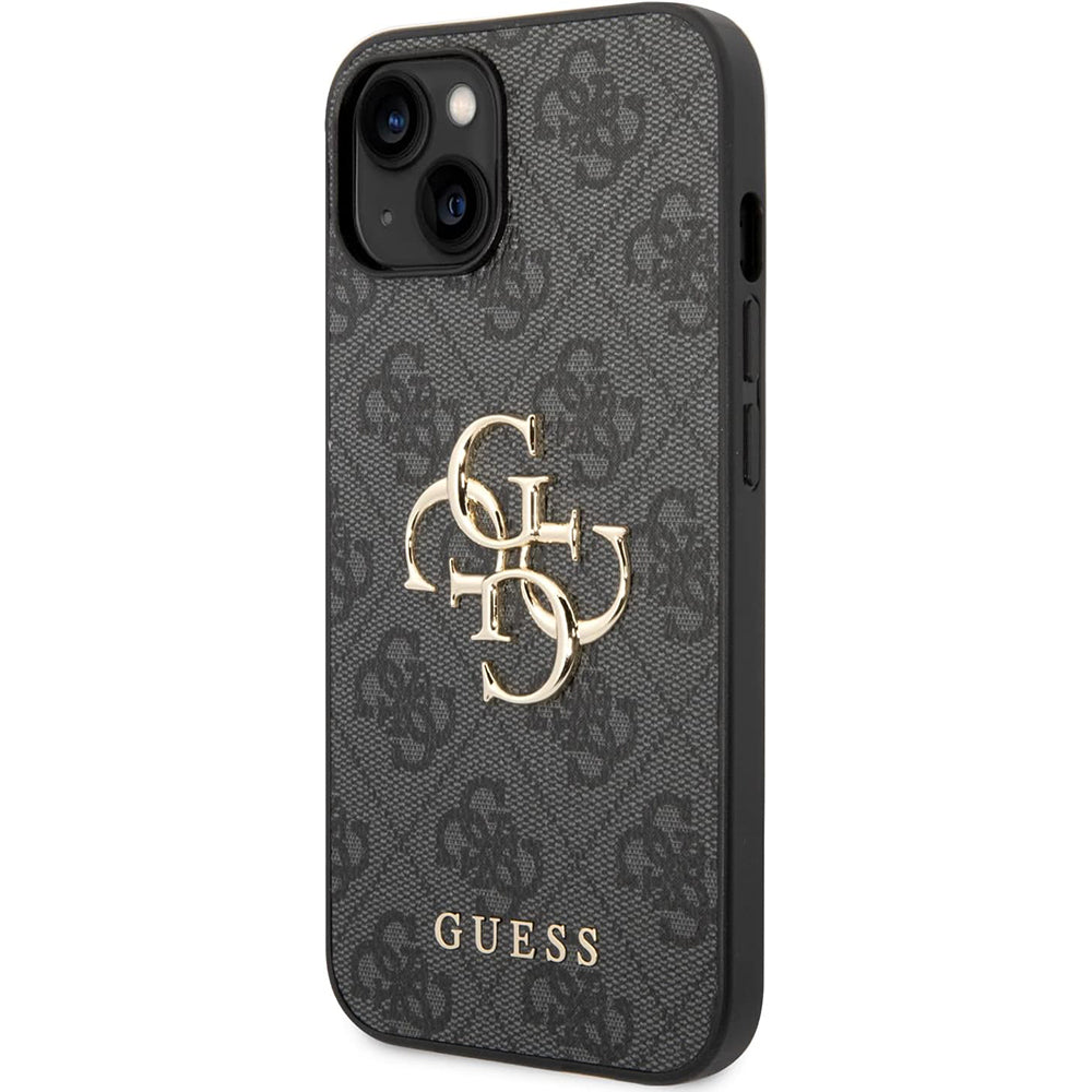 Husa pentru Apple iPhone 15 Plus, Guess, 4G Big Logo, Gri
