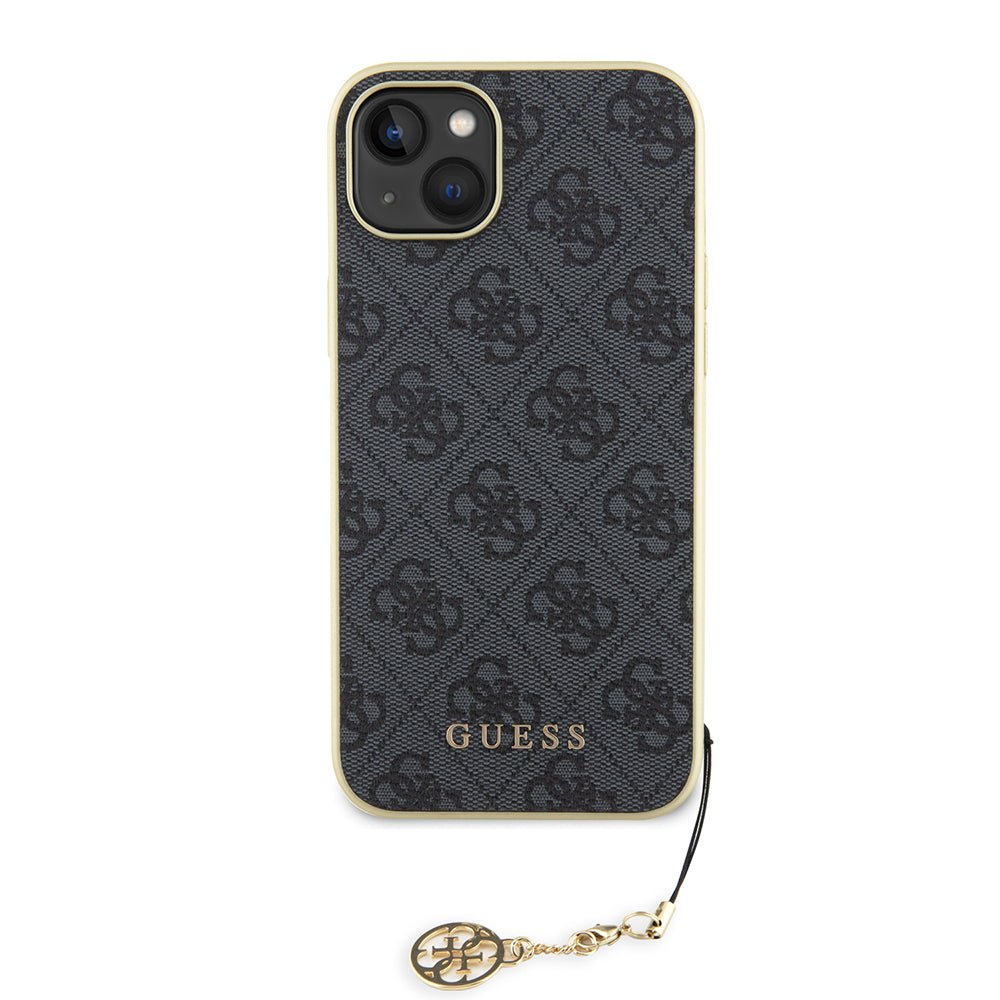 Husa pentru Apple iPhone 15 Plus, Guess, 4G Charm, Gri