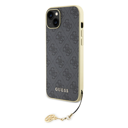 Husa pentru Apple iPhone 15 Plus, Guess, 4G Charm, Gri