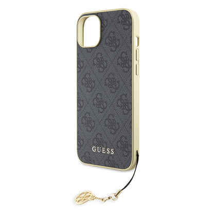 Husa pentru Apple iPhone 15 Plus, Guess, 4G Charm, Gri