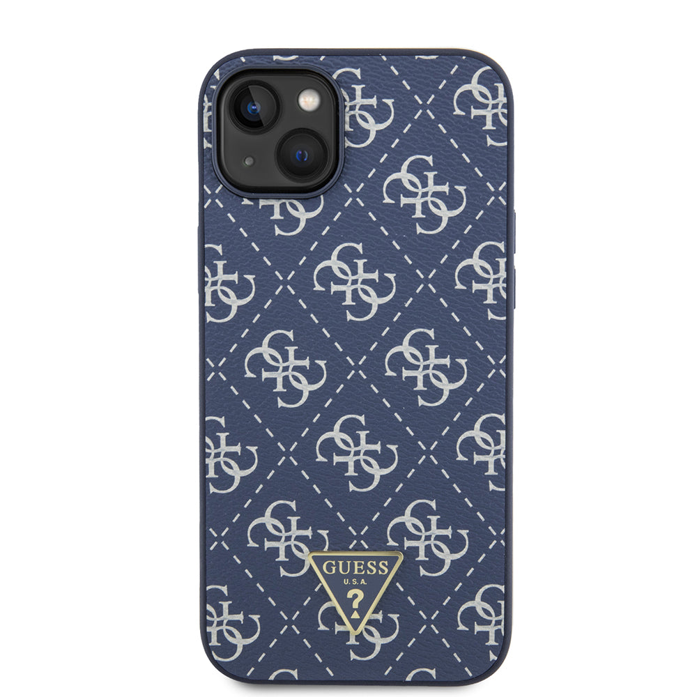 Husa pentru Apple iPhone 15 Plus, Guess, 4G Triangle Logo, Albastra