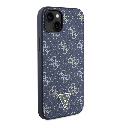 Husa pentru Apple iPhone 15 Plus, Guess, 4G Triangle Logo, Albastra