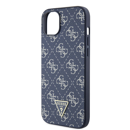 Husa pentru Apple iPhone 15 Plus, Guess, 4G Triangle Logo, Albastra