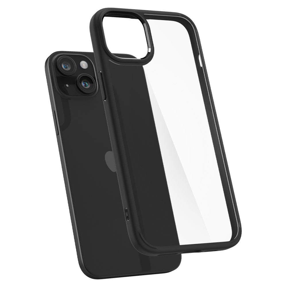 Husa pentru Apple iPhone 15 Plus, Spigen, Ultra Hybrid, Neagra Mata