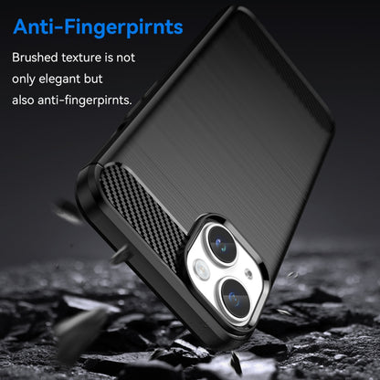 Husa pentru Apple iPhone 15 Plus, Techsuit, Carbon, Neagra