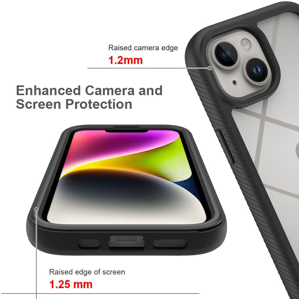 Husa pentru Apple iPhone 15 Plus, Techsuit, Defense360 Pro, Neagra