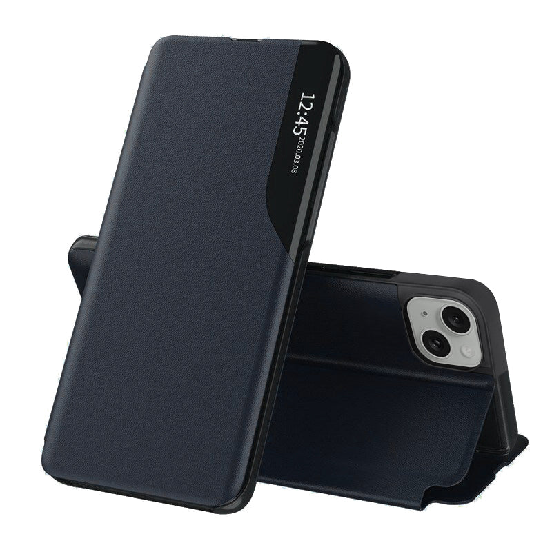 Husa pentru Apple iPhone 15 Plus, Techsuit, eFold, Albastra Inchis