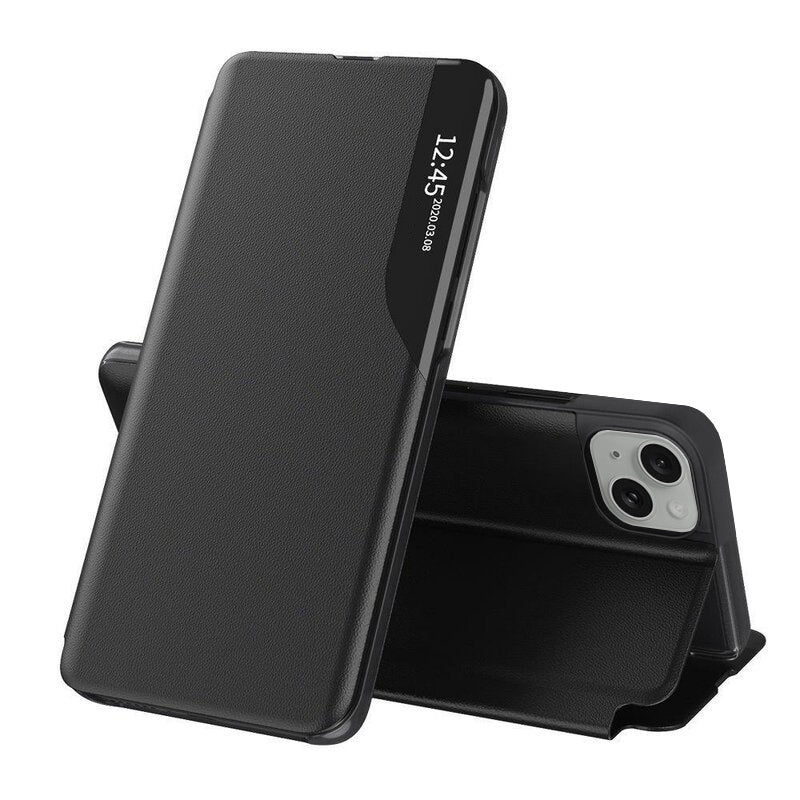Husa pentru Apple iPhone 15 Plus, Techsuit, eFold, Neagra