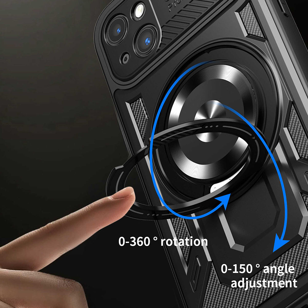 Husa pentru Apple iPhone 15 Plus, Techsuit, RuggedCam, Mov