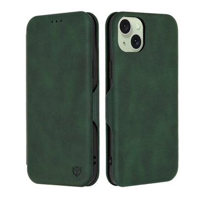 Husa pentru Apple iPhone 15 Plus, Techsuit, Safe Wallet Plus, Verde