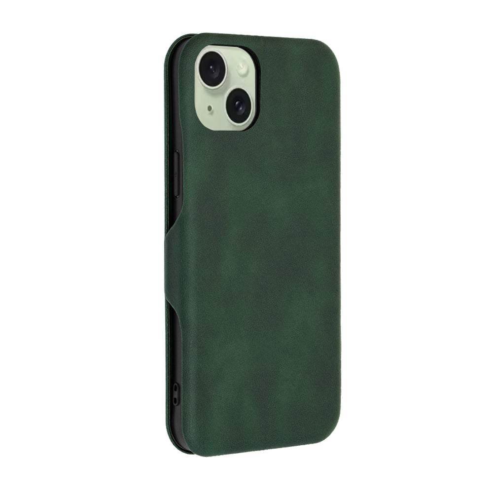 Husa pentru Apple iPhone 15 Plus, Techsuit, Safe Wallet Plus, Verde