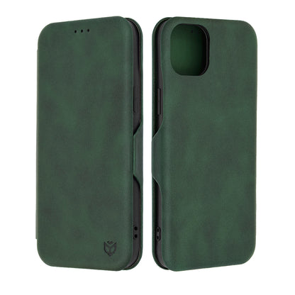 Husa pentru Apple iPhone 15 Plus, Techsuit, Safe Wallet Plus, Verde