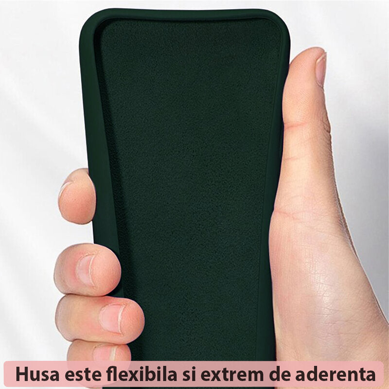 Husa pentru Apple iPhone 15 Plus, Techsuit, Soft Edge, Verde Inchis