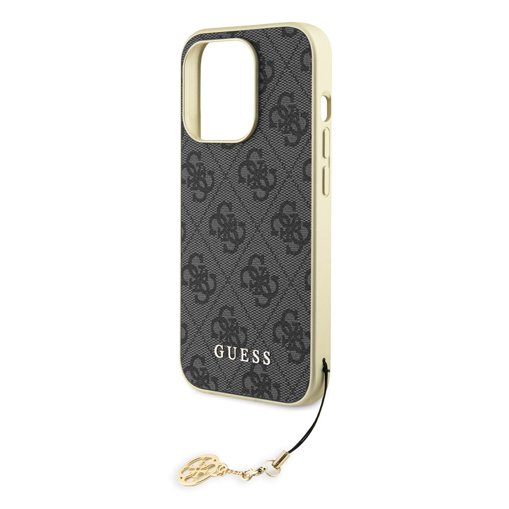 Husa pentru Apple iPhone 15 Pro, Guess, 4G Charm, Gri