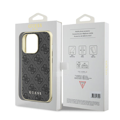 Husa pentru Apple iPhone 15 Pro, Guess, 4G Charm, Gri