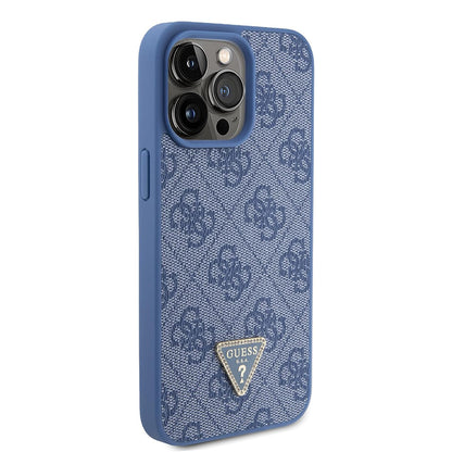 Husa pentru Apple iPhone 15 Pro, Guess, Crossbody 4G Metal Logo, Albastra