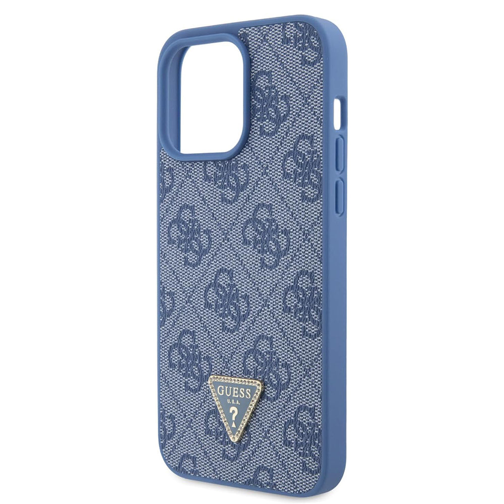 Husa pentru Apple iPhone 15 Pro, Guess, Crossbody 4G Metal Logo, Albastra