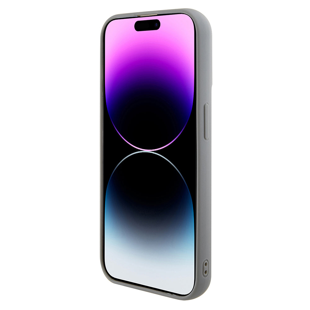 Husa pentru Apple iPhone 15 Pro, Guess, Sequin Script Metal, Argintie