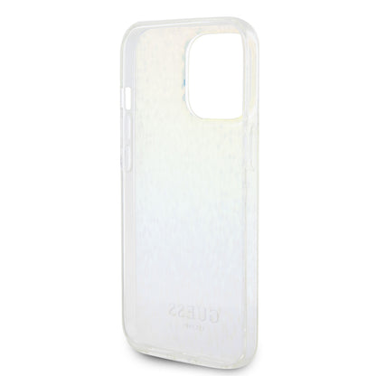 Husa pentru Apple iPhone 15 Pro Max, Guess, IML Faceted Mirror Disco Iridescent, Multicolor
