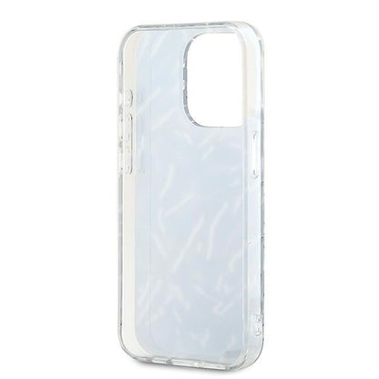 Husa pentru Apple iPhone 15 Pro Max, Karl Lagerfeld, Zebra with Cord Strap, Mov